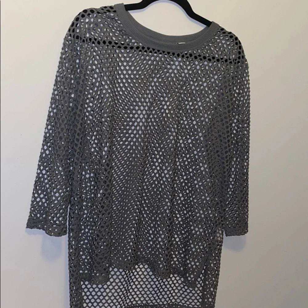 Tribal Jeans | Gray Cotton Tunic